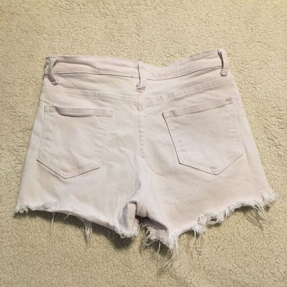Runway Paris pearl embellished distressed shorts S - Picture 2 of 5